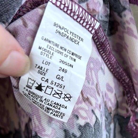 Laura women’s tunic 3/4 sleeve size large - Picture 4 of 7